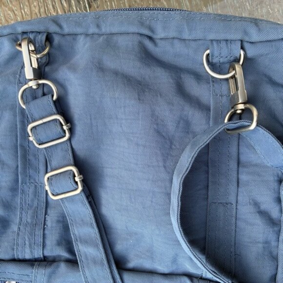 Baggallini Blue Nylon Crossbody Waist Bag - Picture 3 of 14